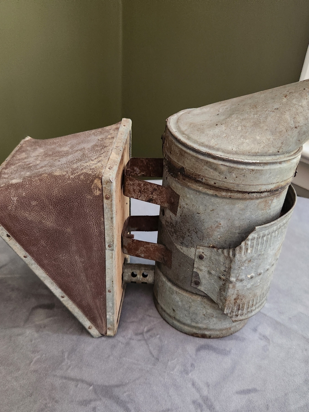 Vintage Smoker for Beekeeping - Antique Honey Production, Beekeeping Starter Kit